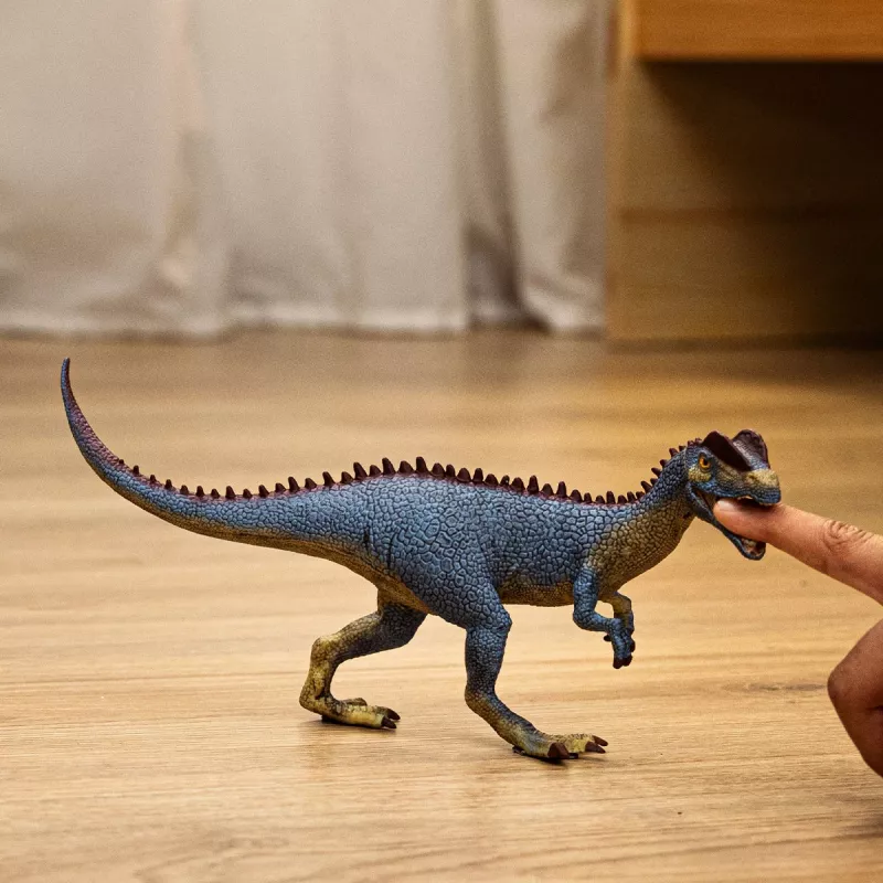 schleich Dinosaurier Dilophosaurus, 4 Jahr(e), Dinosaurier und Vulkan, Die Eroberung der Erde, Mehrfarbig