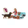 schleich HORSE CLUB Übernachtungsspielset mit Hannah, Tier, Pferde, Taschen-Sets, 5 Jahr(e), Mehrfarbig