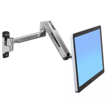 ERGOTRON Lx HD Sitz-Steh-Wandhalterung LCD-Arm (poliertes Aluminium)