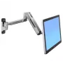ERGOTRON Lx HD Sitz-Steh-Wandhalterung LCD-Arm (poliertes Aluminium)