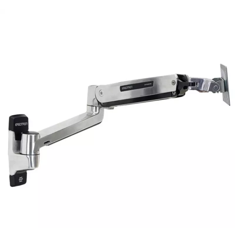 ERGOTRON Lx HD Sitz-Steh-Wandhalterung LCD-Arm (poliertes Aluminium)