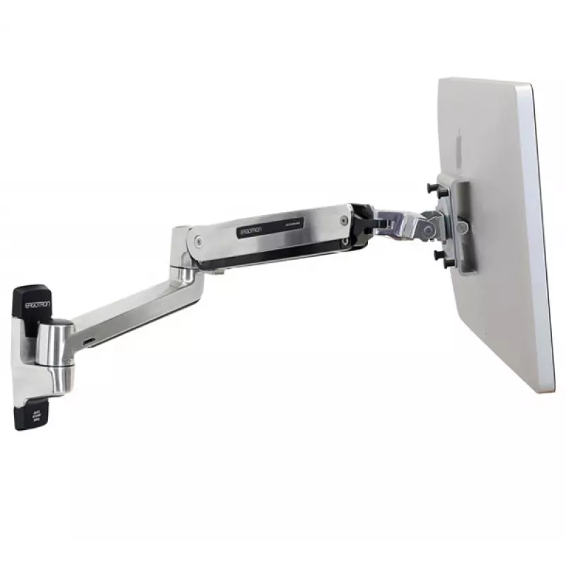 ERGOTRON Lx HD Sitz-Steh-Wandhalterung LCD-Arm (poliertes Aluminium)