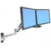 ERGOTRON Lx HD Sitz-Steh-Wandhalterung LCD-Arm (poliertes Aluminium)