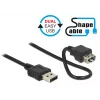 USB-Kabel DeLOCK 2m 2xUSB2.0-A