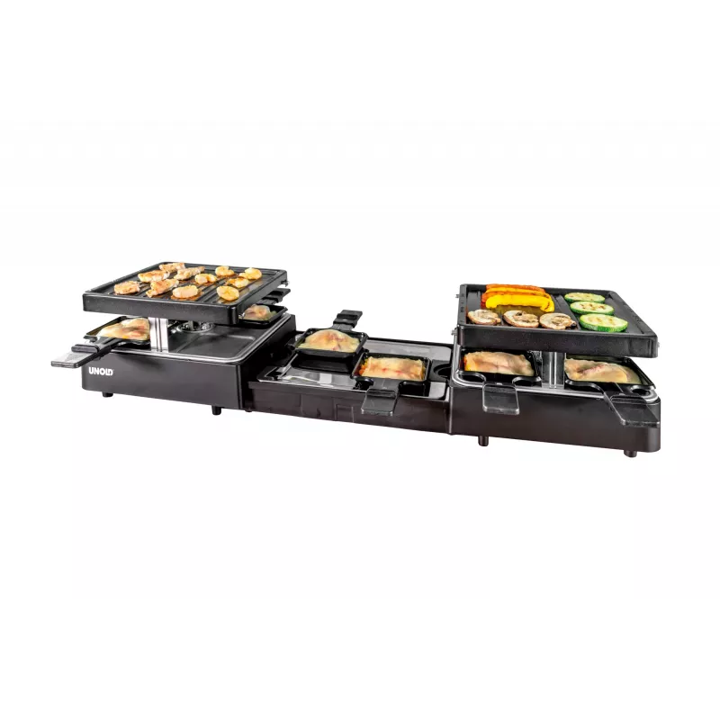 Unold 48755 Raclette-Grill 8 Personen 1300 W Schwarz