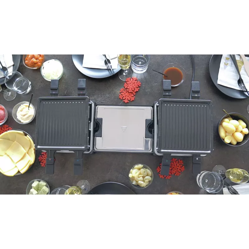 Unold 48755 Raclette-Grill 8 Personen 1300 W Schwarz