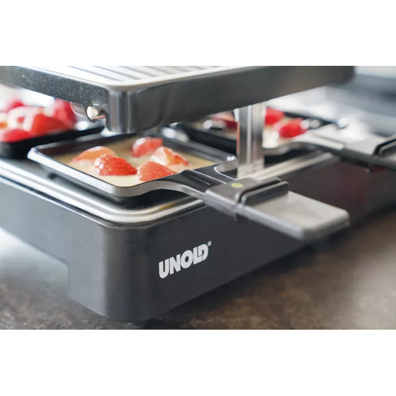 Unold 48755 Raclette-Grill 8 Personen 1300 W Schwarz