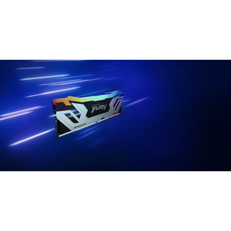 Kingston Technology FURY 24GB 8400MT/s DDR5 CL40 CUDIMM Renegade RGB Silver XMP