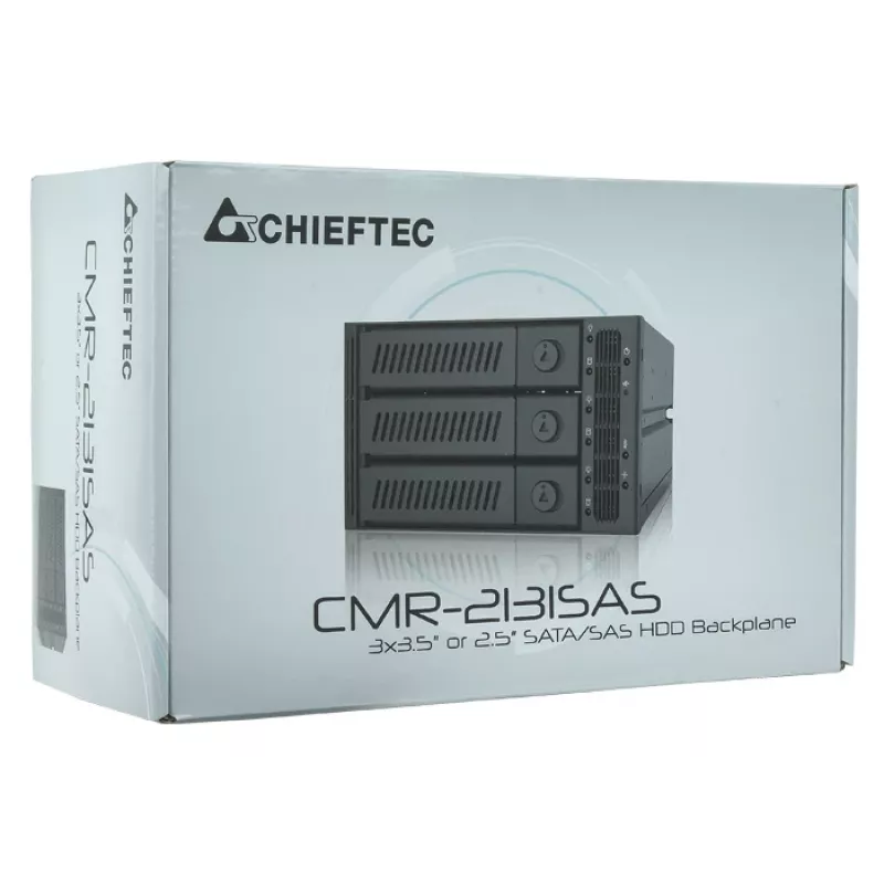 Chieftec CMR-3141SAS Laufwerksschachtblende Schwarz