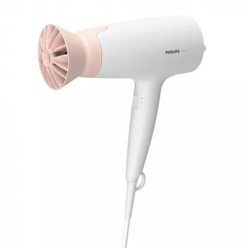 Haartrockner Philips BHD300/00 1600 W, 3 Heizstufen, 3 Geschwindigkeiten, Kaltstufe, Pink/Weiß, 1,8 m Kabel