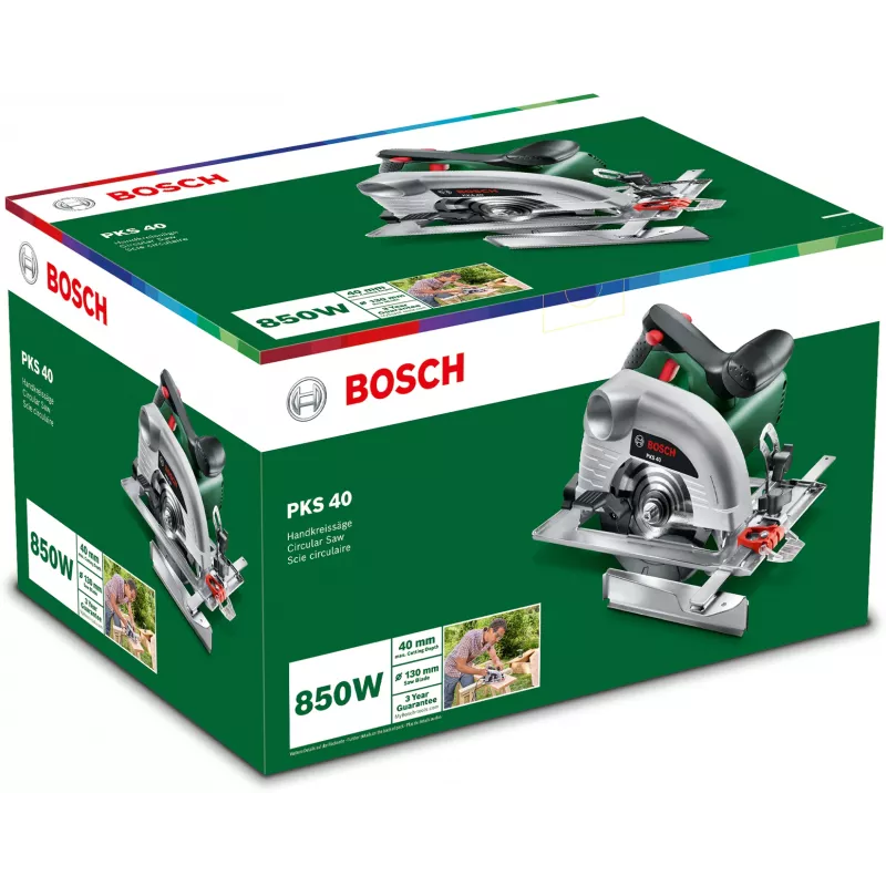 Bosch PKS 40 13 cm Grün, Silber 5300 U/min 850 W