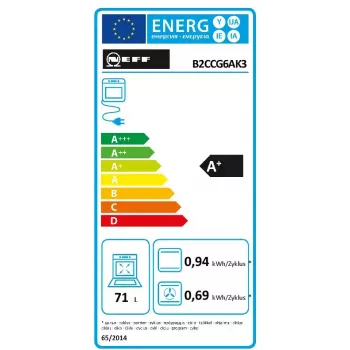 Ceramikkochfeld und Elektrobackofen-Set NEFF B2CCG6AK3 + T18SDH9L0 — Glaskeramik-Kochfeld mit 4 Kochzonen, 71 L Elektrobackofen, CircoTherm®