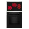 Ceramikkochfeld und Elektrobackofen-Set NEFF B2CCG6AK3 + T18SDH9L0 — Glaskeramik-Kochfeld mit 4 Kochzonen, 71 L Elektrobackofen, CircoTherm®