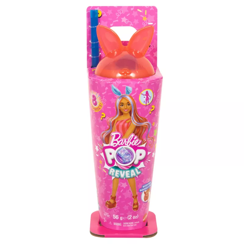 Mattel Barbie Pop! Reveal Barbie Shakes Serie Kätzchen-Barbie, Puppe, JCN87