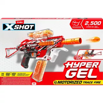 Zuru XSHOT Hyper Gel Trace Fire Gel-Blaster, 36621