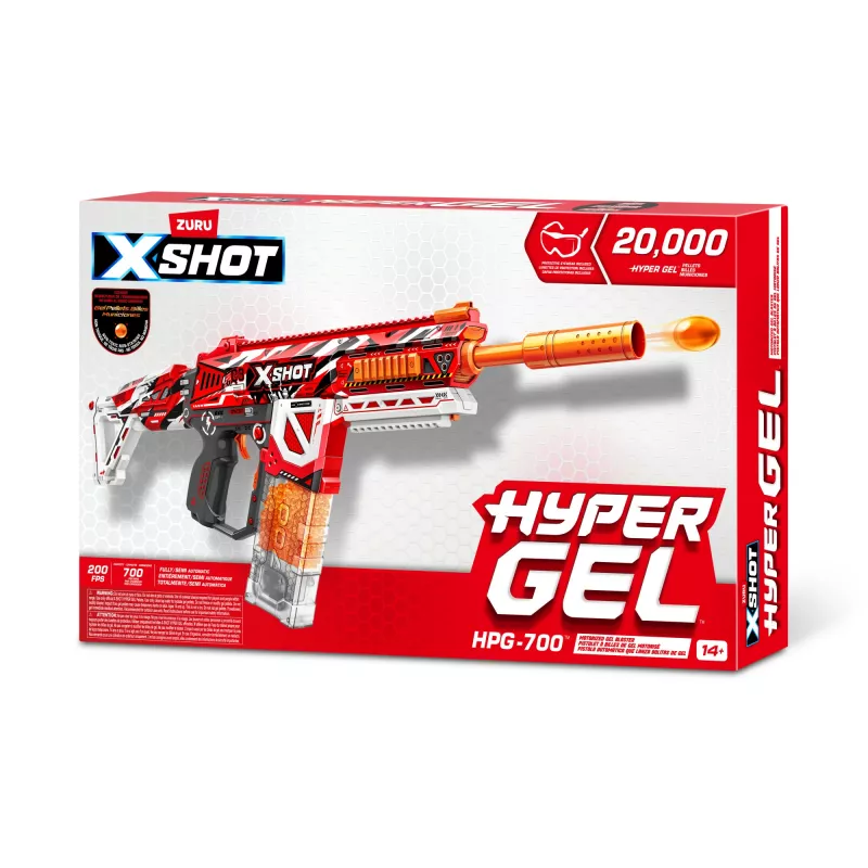 XSHOT Hyper Gel HPG-700 Blaster (20.000 Hyper Gel Pellets) ZURU