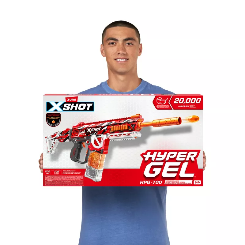 XSHOT Hyper Gel HPG-700 Blaster (20.000 Hyper Gel Pellets) ZURU