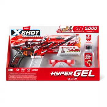 XSHOT Hyper Gel Clutch Blaster (5.000 Hyper Gel Pellets) ZURU