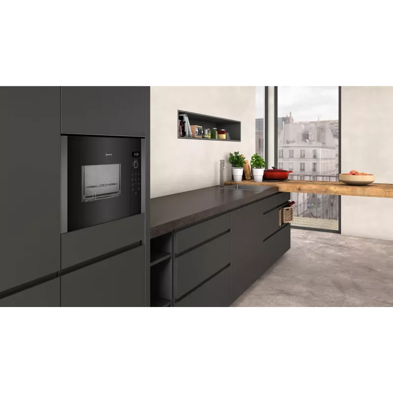 Neff HLAGD53G0 Mikrowelle Graphit Kombi-Mikrowelle Einbau 25 L 900 W