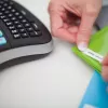 DYMO LabelManager ® ™ 210D - QWZ, QWERTZ, D1, Thermotransfer, 180 x 180 DPI, 12 mm/s, Schwarz, Silber