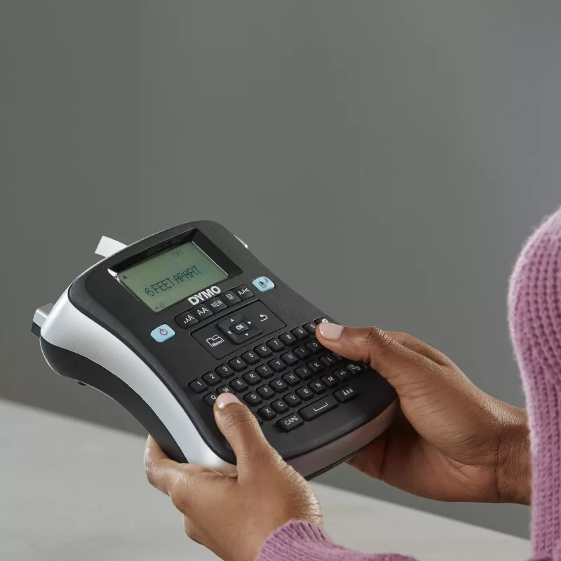 DYMO LabelManager ® ™ 210D - QWZ, QWERTZ, D1, Thermotransfer, 180 x 180 DPI, 12 mm/s, Schwarz, Silber