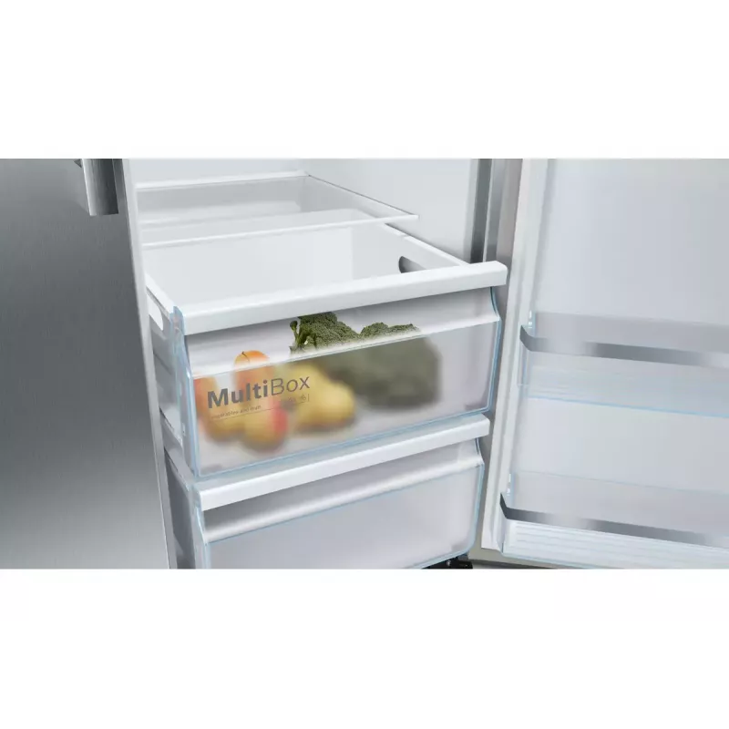 Bosch Serie 6 KAG93AIEP Side-by-Side-Kühlschrank Freistehend 560 L Edelstahl