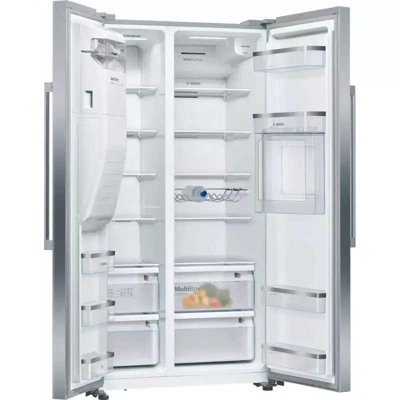 Bosch Serie 6 KAG93AIEP Side-by-Side-Kühlschrank Freistehend 560 L Edelstahl