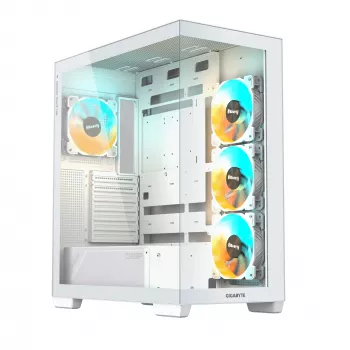GIGABYTE C500 PANORAMIC STEALTH Midi Tower Weiß
