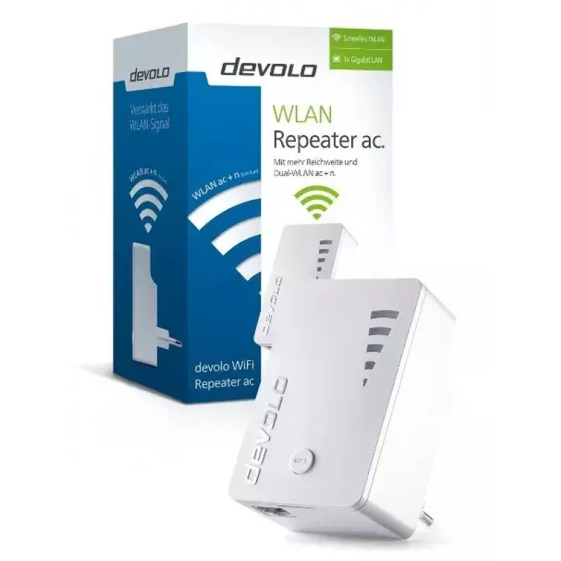WiFi Repeater Devolo AC 1000 Mbit/s weiß
