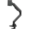 Monitorarm SILVERSTONE SST-ARM14B für 17–49 Zoll Monitore, schwarz, verstellbare Einzelbildschirmhalterung