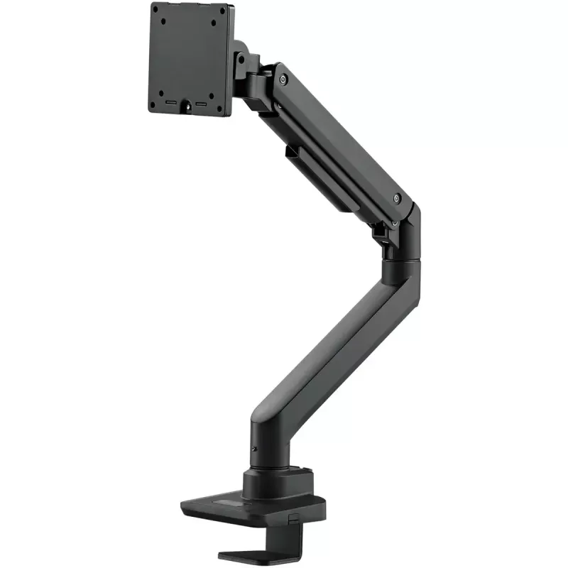 Monitorarm SILVERSTONE SST-ARM14B für 17–49 Zoll Monitore, schwarz, verstellbare Einzelbildschirmhalterung