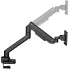Monitorarm SILVERSTONE SST-ARM14B für 17–49 Zoll Monitore, schwarz, verstellbare Einzelbildschirmhalterung