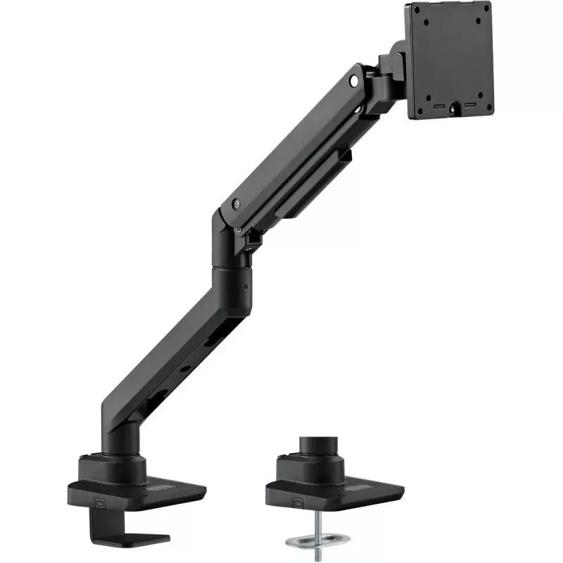 Monitorarm SILVERSTONE SST-ARM14B für 17–49 Zoll Monitore, schwarz, verstellbare Einzelbildschirmhalterung