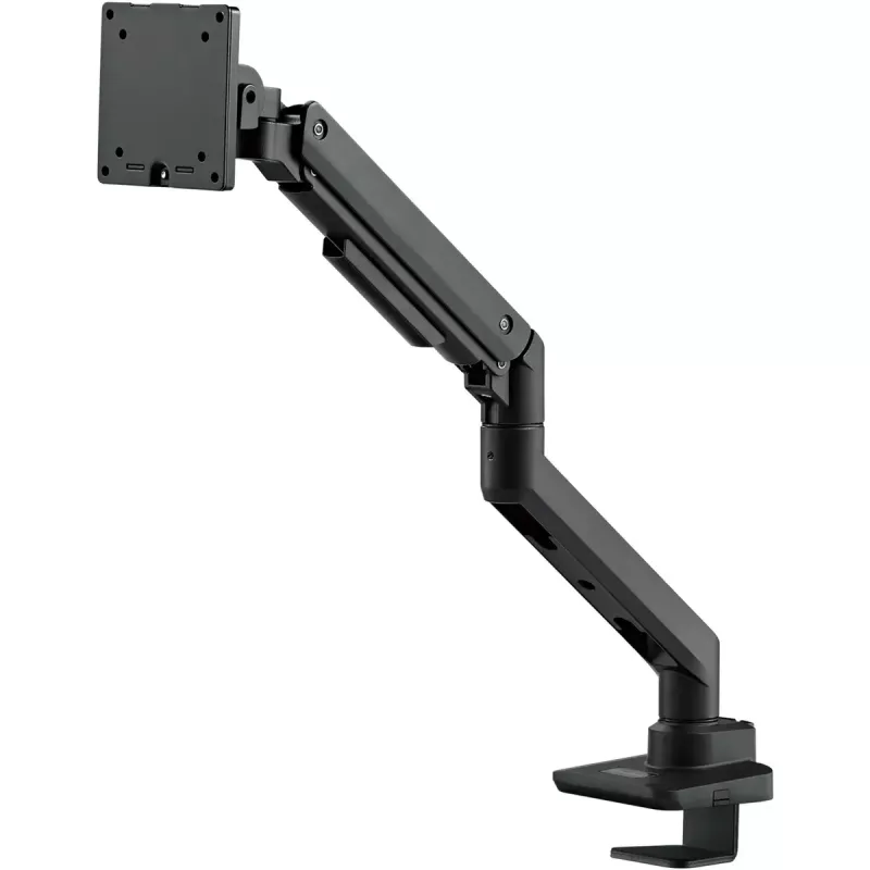 Monitorarm SILVERSTONE SST-ARM14B für 17–49 Zoll Monitore, schwarz, verstellbare Einzelbildschirmhalterung