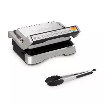 Kontaktgrill Tefal OptiGrill 2in1 GC773D Edelstahl 2100 W