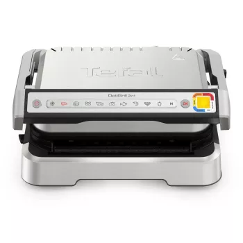 Kontaktgrill Tefal OptiGrill 2in1 GC773D Edelstahl 2100 W