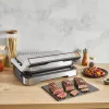 Kontaktgrill Tefal OptiGrill 2in1 GC773D Edelstahl 2100 W