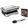 Kontaktgrill Tefal OptiGrill 2in1 GC773D Edelstahl 2100 W