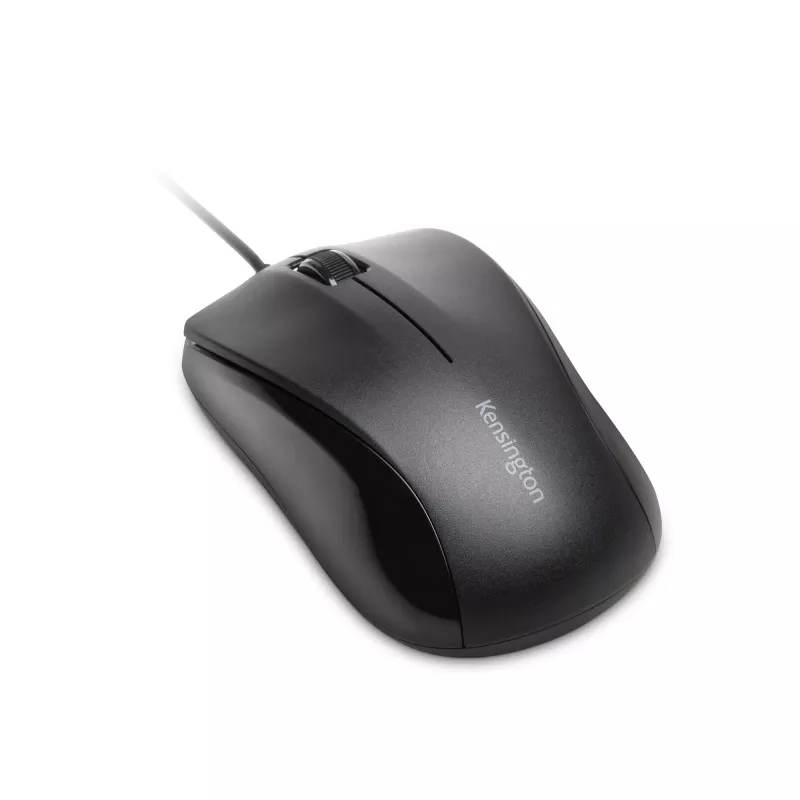 Kensington Wired ValuMaus, beidhändig, optisch, USB Typ-A, 1000 DPI, Schwarz