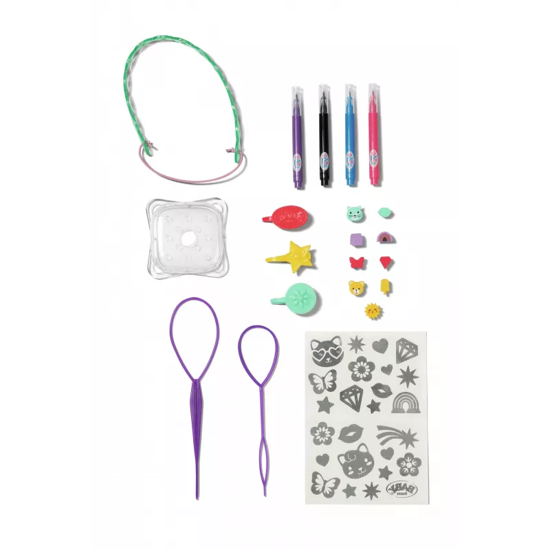 BABY born Styling Marker & Zubehör, Make-up/Styling Puppenkopf, weiblich, 3 Jahre, Junge/Mädchen, mehrfarbig