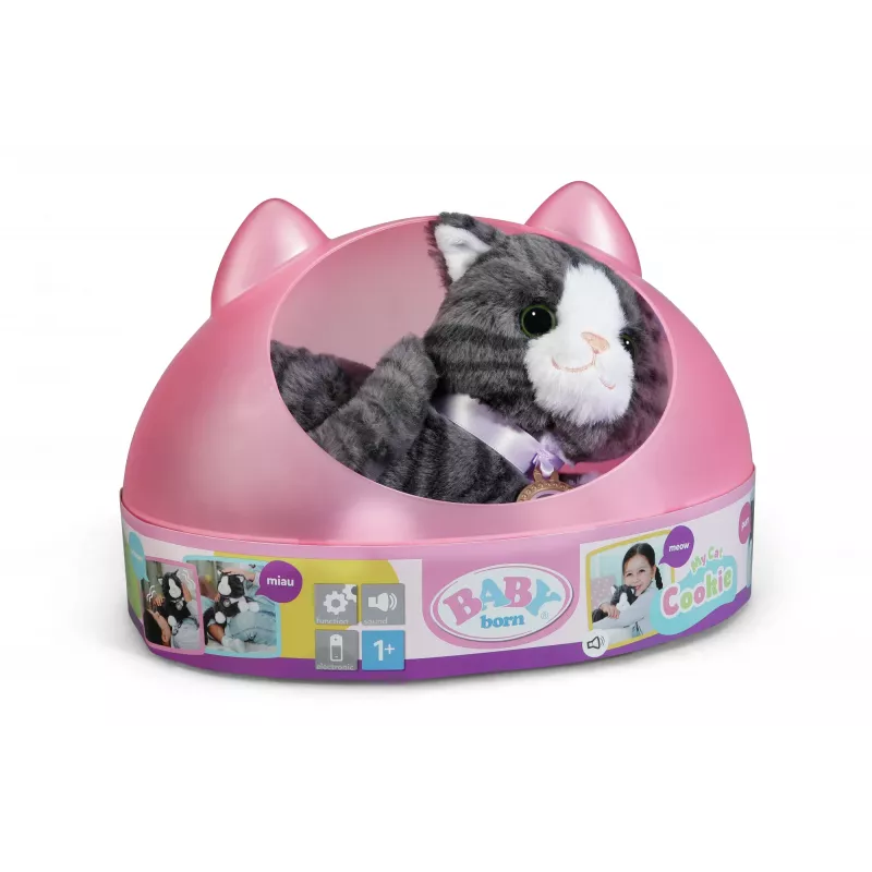 BABY born My Cat Cookie mit Box, Puppenhaustier, 3 Jahr(e), Batterien erforderlich