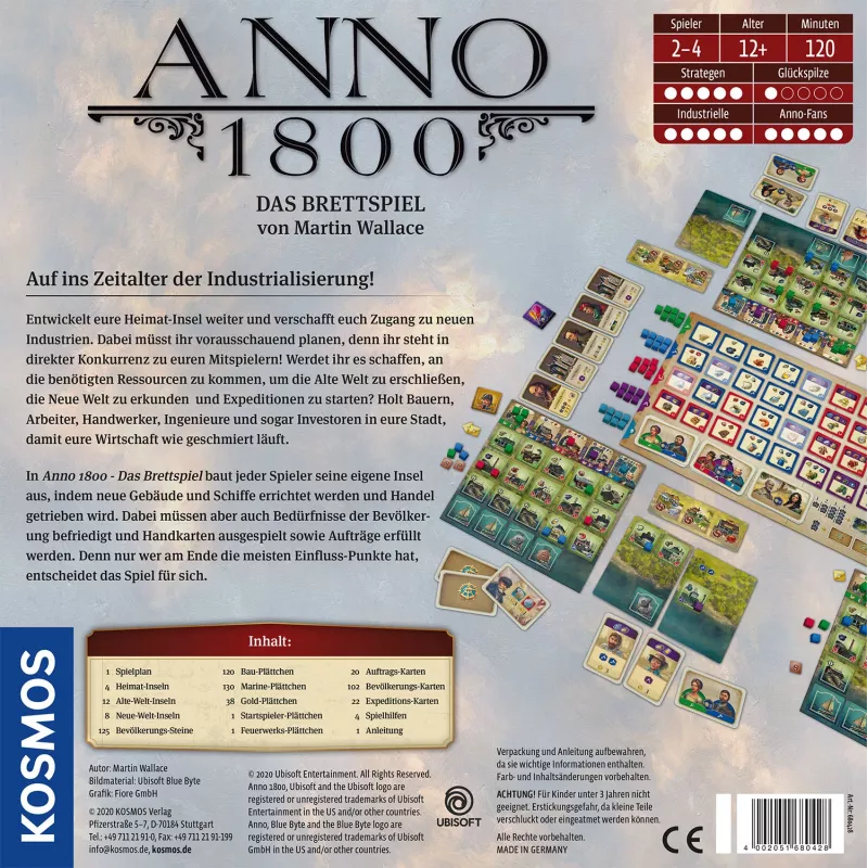 Kosmos Anno 1800 Brettspiel Strategie