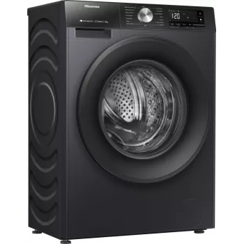 Hisense WF3S8043BB3 Waschmaschine Frontlader 8 kg 1400 U/min Schwarz
