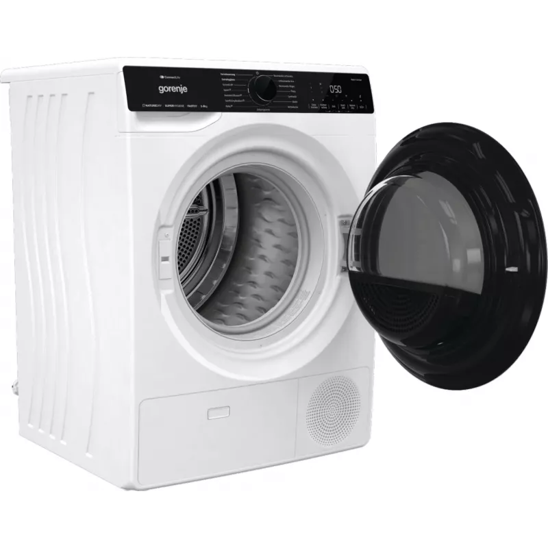 Gorenje DPNA83W Wäschetrockner freistehend Frontlader 8 kg Schwarz, Weiß