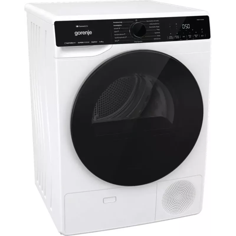 Wäschetrockner Gorenje DPNA93W Wärmepumpe, freistehend, Frontlader, 9 kg, weiß, Energieklasse C