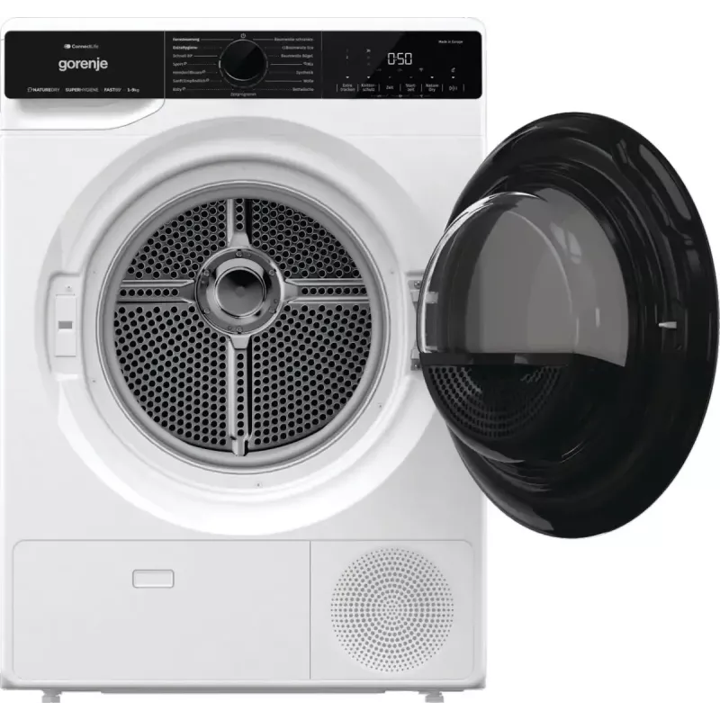 Wäschetrockner Gorenje DPNA93W Wärmepumpe, freistehend, Frontlader, 9 kg, weiß, Energieklasse C
