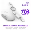 NZXT Lift Elite Wireless Gaming-Maus Weiß