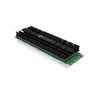 ICY BOX IB-M2HS-701 M.2 NVMe SSD Kühlkörper/Kühler Schwarz 1 Stk.