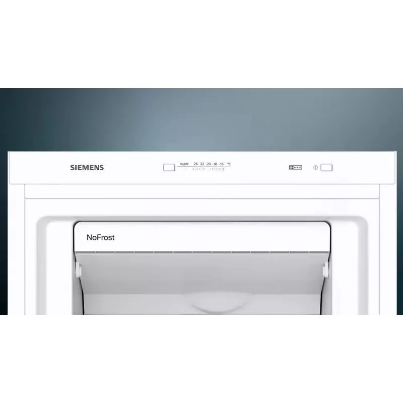 Gefrierschrank Siemens iQ300 GS33NVWEP — 225 L, NoFrost, 20 kg/24h, E-Klasse, weiß