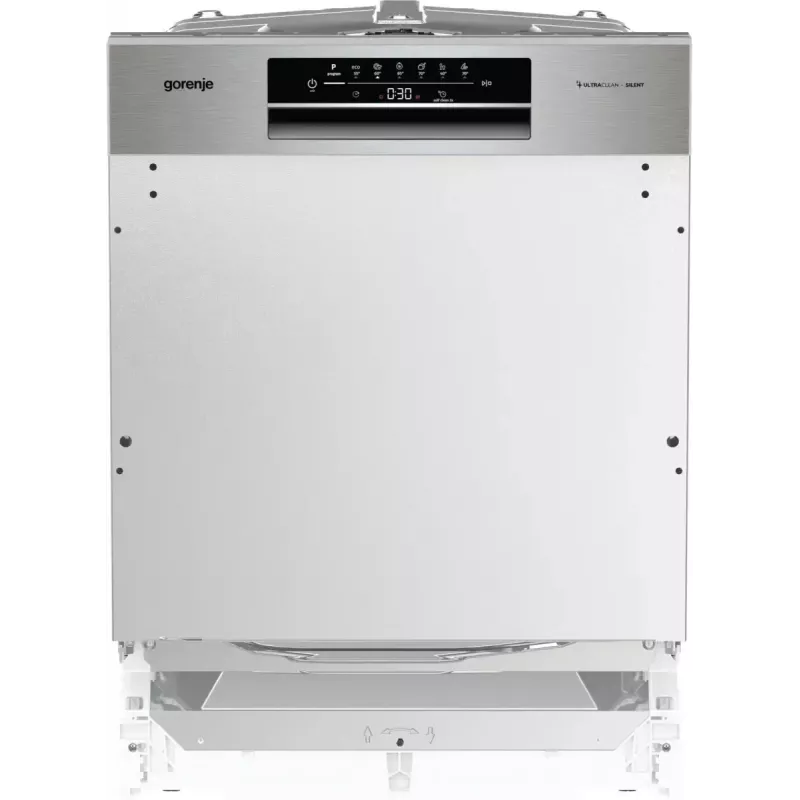 Geschirrspüler Gorenje GI642E90X halbintegriert, 13 Maßgedecke, 60 cm, 47 dB, 11 l/Zyklus, Energieklasse E